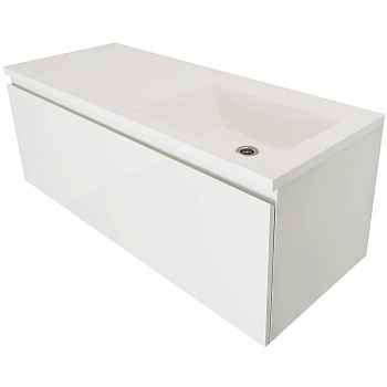 Комплект мебели Dallas Luxe 1000х482 правосторонний подвесной 1 ящик (ШхГхВ) 992х476х430