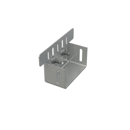 Заглушка для дренажных желобов 100 мм, оцинкованная сталь