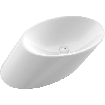 Раковина накладная Milano (Vessel), 560*400, без перелива, б/отв. смес., белый 1013-001-0125, шт