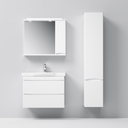 Шкаф-колонна подвесной правый Like, 175х35х30 см, белый, M80CHR0356WG