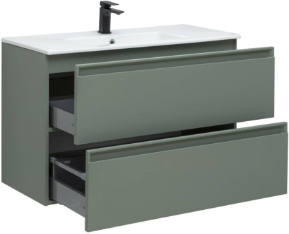 Тумба под раковину Allen Brau Eclipse 100 1.E1003.CGM олива матовый Тумба под раковину Allen Brau Eclipse 100 1.E1003.CGM олива матовый