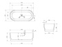 Акриловая ванна Abber 175х80 AB9219
