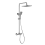 Душевая стойка Next VSFS-1N1TGM термостатическая, вороненная сталь