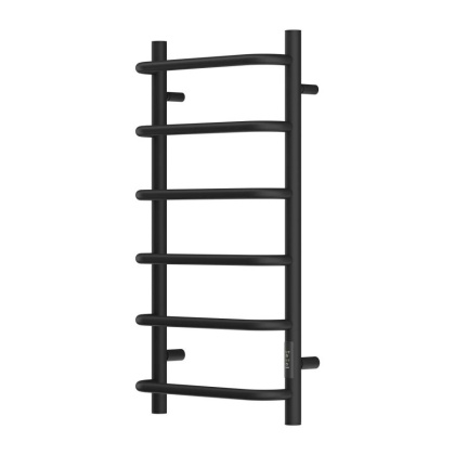 Полотенцесушитель электрический Point Ника PN08848B П6 400x800 диммер справа, черный