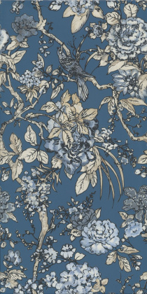 Декор VT\C476\11037R Жардим Синий/Голубой/Бежевый (60см*30см*9мм) (4шт/0,72м2) Флора 3, шт