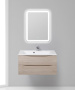 Раковина из литьевого мрамора BelBagno BB900/450-LV-MR-AST Раковина из литьевого мрамора BelBagno BB900/450-LV-MR-AST