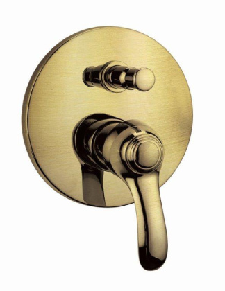 LIRA-VDIM-02 Встраиваемый двухпозиционный смеситель для душа Исполнение: Бронза 