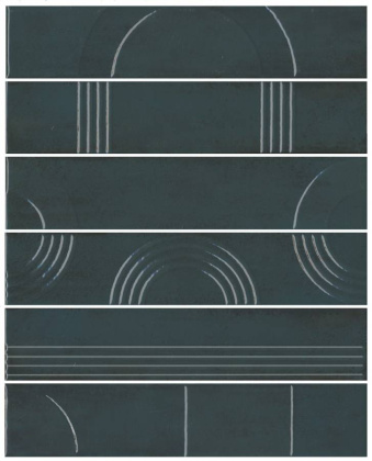 Панно Мажорель зелёный тёмный глянцевый (из 6 частей 6х28,5) 36x28,5x1 Панно Мажорель зелёный тёмный глянцевый (из 6 частей 6х28,5) 36x28,5x1