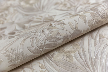 Обои виниловые Джангл мотив, бежевый Обои виниловые Джангл мотив, бежевый