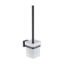Ершик для унитаза матовой черный , RG1500H Rose, Черный