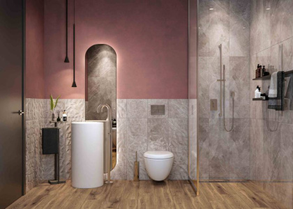 Плитка Marmolino Grey W M 30х90 R Glossy 1 Плитка Marmolino Grey W M 30х90 R Glossy 1