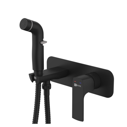 Смеситель Lemark Ursus LM7220BL с гигиеническим душем, встраиваемый Смеситель Lemark Ursus LM7220BL с гигиеническим душем, встраиваемый