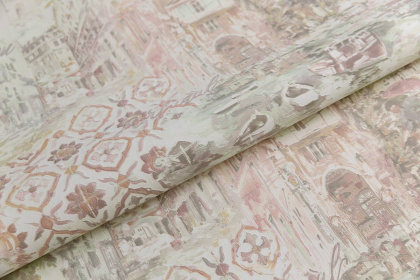 Обои виниловые Впечатление мотив, зелёный Обои виниловые Впечатление мотив, зелёный