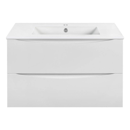 База под керамическую раковину Mia 750 подвесная, 2 выкатных ящика soft close, G.White