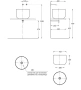 Раковина MAGICA накладная 42, белая глянцевая