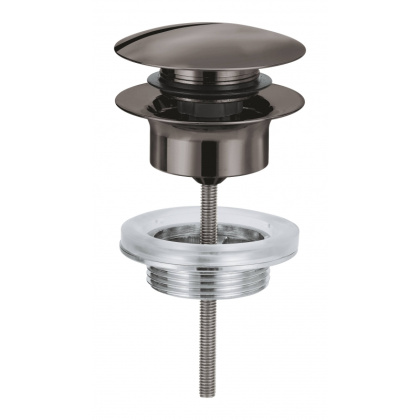 Донный клапан для раковины GROHE, темный графит глянец (65807A00) Донный клапан для раковины GROHE, темный графит глянец (65807A00)