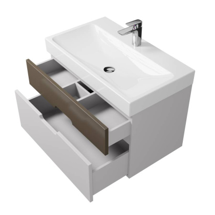 Тумба под раковину Creto Malibu Capuchino Soft 80