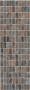 Декор ММ12143 Театро коричневый мозаичный 25*75*9 (уп\5шт), шт Декор ММ12143 Театро коричневый мозаичный 25*75*9 (уп\5шт), шт
