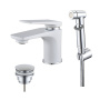 Смеситель Lemark Allegro LM5916CW для раковины с гигиеническим душем Смеситель Lemark Allegro LM5916CW для раковины с гигиеническим душем