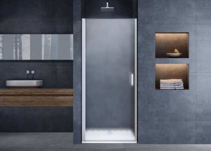 Душевая дверь Alpha VDP-3AL750MT , хром, стекло текстурное