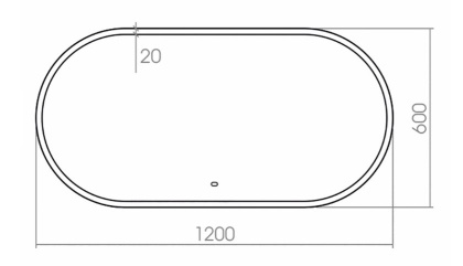 Зеркало Creto Forestina 120х60 Зеркало Creto Forestina 120х60