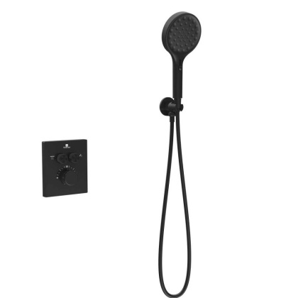 Душевой комплект Inspire VSFW-3I21MT3MB встраиваемый, термостатический, двухрежимный, черный
