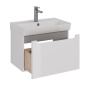 Тумба Lemark BUNO MINI, 60см под 1 раковину, подвесная,1 ящик, цвет корпуса, фасада: Белый глянец Тумба Lemark BUNO MINI, 60см под 1 раковину, подвесная,1 ящик, цвет корпуса, фасада: Белый глянец