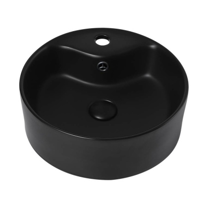 Раковина накладная ABBER Bequem AC2104MB черная матовая Раковина накладная ABBER Bequem AC2104MB черная матовая