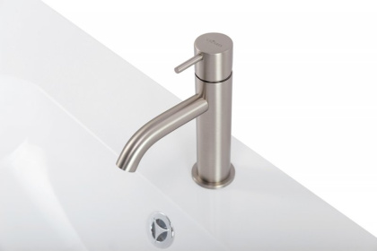 LEAF-LSM2-L-01-W0 Смеситель для раковины однорычажный, без донного клапана, исполнение Хром