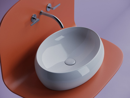 Умывальник чаша накладная овальная Element 560*390*150мм Умывальник чаша накладная овальная Element 560*390*150мм