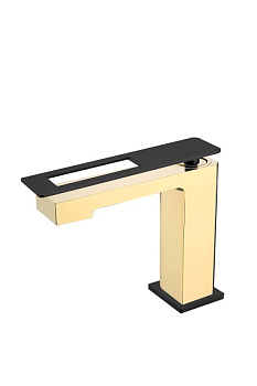 Смеситель Q для умыв. низ. GoldBlack_Комплект Смеситель Q для умыв. низ. GoldBlack_Комплект