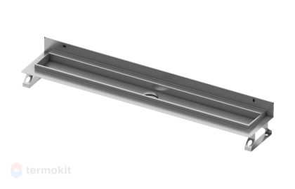 Дренажный канал для пристенного монтажа, прямой, 90 см