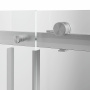 Душевая дверь CRISTALLO, раздвижная с функцией soft close, 120х210, брашированный никель Душевая дверь CRISTALLO, раздвижная с функцией soft close, 120х210, брашированный никель