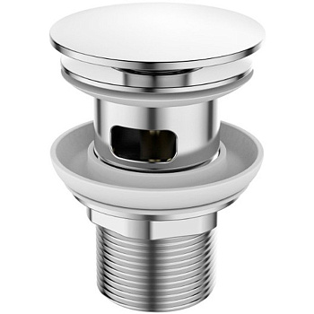 BB-SAT-CRM Донный клапан с системой "Клик-клак" с переливом, хром