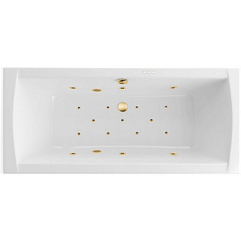 Ванна EXCELLENT Aquaria Lux 180x80 "RELAX" (золото) Ванна EXCELLENT Aquaria Lux 180x80 "RELAX" (золото)