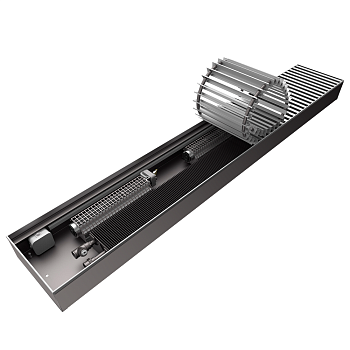 Конвекторы отопления Бриз В TURBO Нерж 24V 260х120х1000 (базовое исполнение)