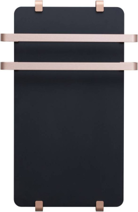 Полотенцесушитель электрический Allen Brau Infinity 120x44 с рейлингом 2.0 и креплением, медь браш