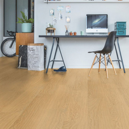 Виниловый ламинат Quick Step LIVYN Pulse Click PUCL 40098 Дуб Чистый Медовый