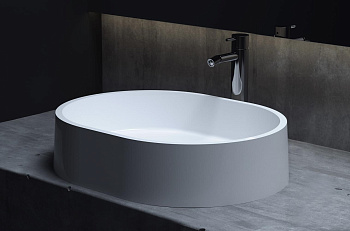 Раковина Salini GLORIA 311 1102211MRH S-Stone покраска по RAL снаружи, накладная, матовая Раковина Salini GLORIA 311 1102211MRH S-Stone покраска по RAL снаружи, накладная, матовая