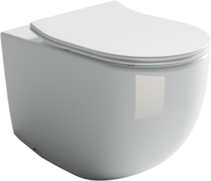 Напольный приставной унитаз Metropol Rimless