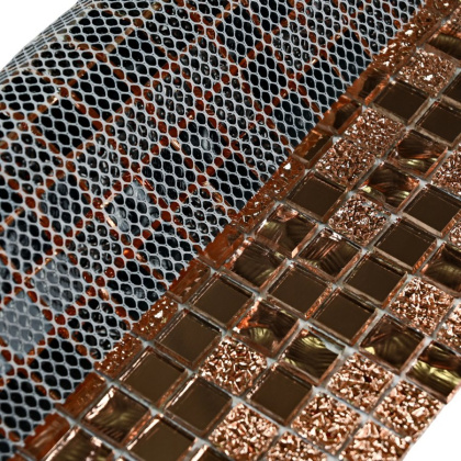 Мозаика Bonaparte Стеклянная Mirror Bronze 30х30 см Мозаика Bonaparte Стеклянная Mirror Bronze 30х30 см