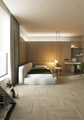 Кварцевый ламинат Fargo Herringbone Вяз Оксфорд, 44-2101-05