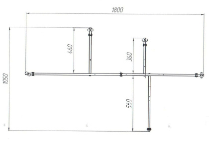 Рама разборная FINA 160x100
