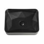 Раковина Orange B02-460mb накладная, матовый черный