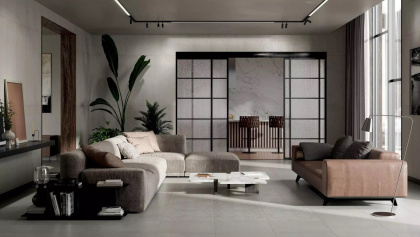 Плинтус FME013R Монсеррат серый светлый (40см*20см*1,6мм) (6шт/0,48м2) бетон, шт