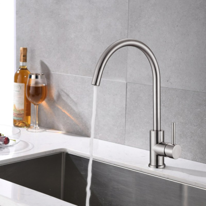 ARMONICA Смеситель для кухни, нержавеющая сталь,  исполнение сатин ARM-LAM-IN ARMONICA Смеситель для кухни, нержавеющая сталь,  исполнение сатин ARM-LAM-IN