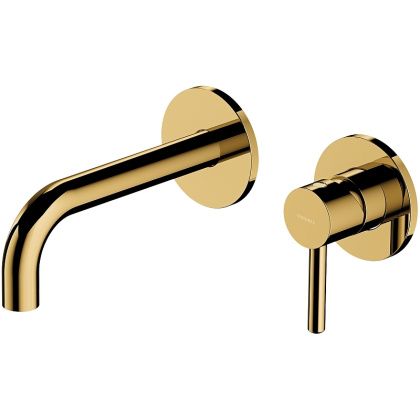 Смеситель для умывальника скрытого монтажа OMNIRES Y Y1215HGL (золото)