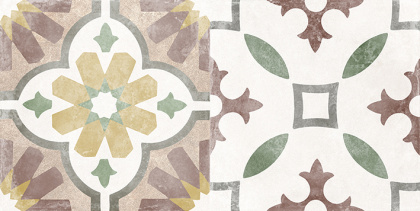 Плитка настенная Atlas бежевый микс 08-00-11-2457 20х40 (15шт/1,2м2), м2