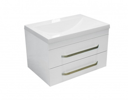 Тумба подвесная под умывальник Monaсo 700х480 2 ящика (ШхГхВ) 698х476х430 Тумба подвесная под умывальник Monaсo 700х480 2 ящика (ШхГхВ) 698х476х430