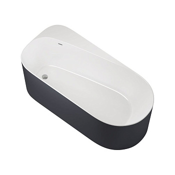 Акриловая ванна Allen Brau Priority 170x80 2.31001.20/AM белый глянец (панель антрацит), шт